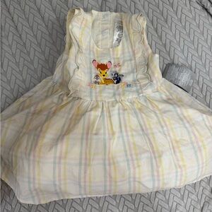 Disney baby Bambi and friends Easter spring dress size 18-24 months nwt